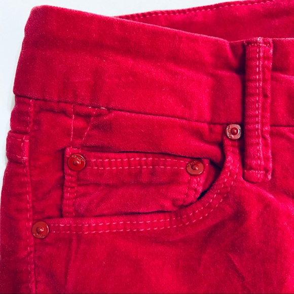 MOTHER Bunny The Looker Velvet Skinny Pants - Picture 7 of 13